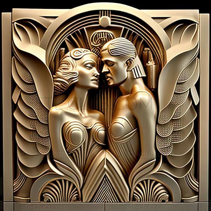 3D model art deco (STL)